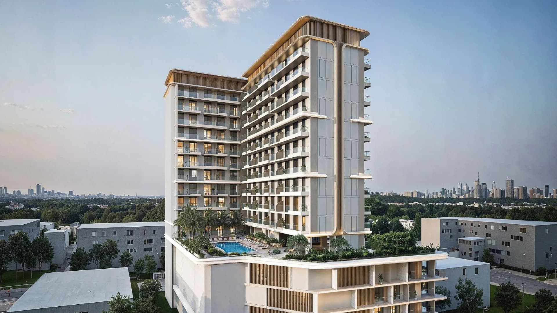 Azizi Lina comprehensive view of project facilities and architectural features